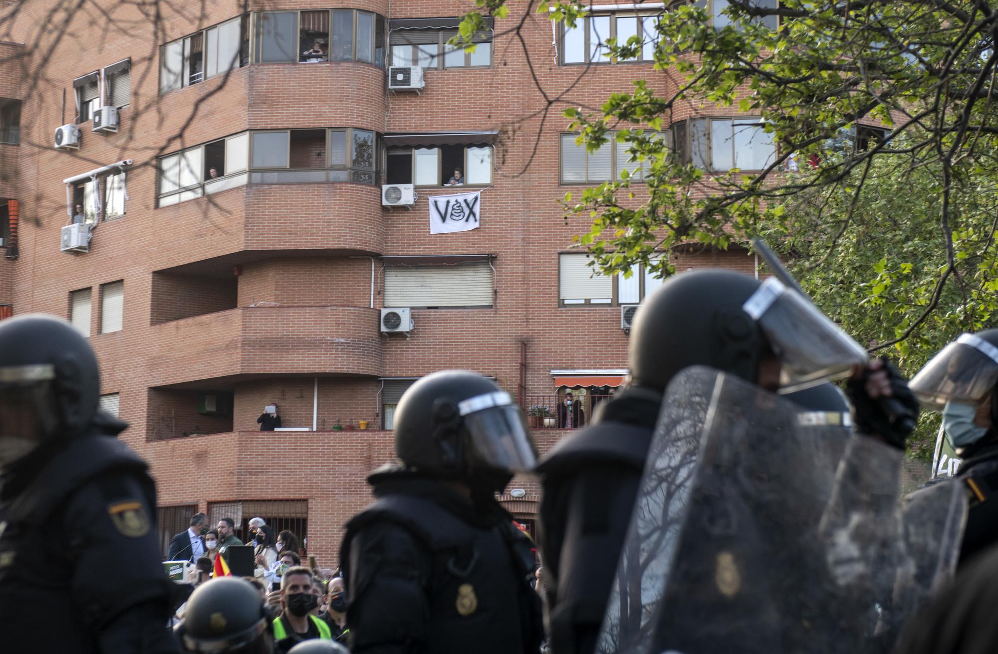 Concentración en Vallecas
